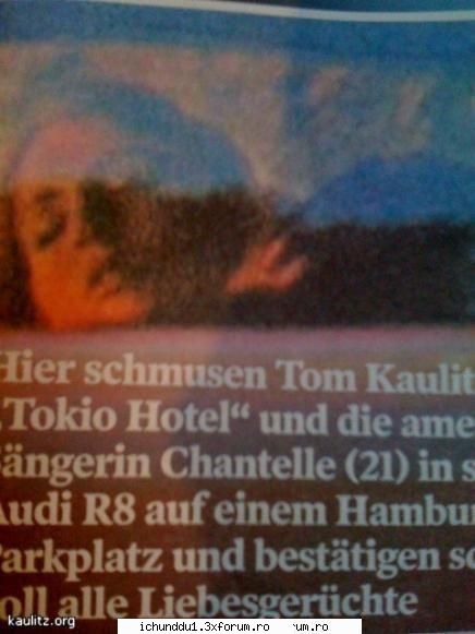 Tom si Chantelle - OMG!!!Ziua inregistreaza, noaptea flirteaza. Tom - Tom Kaulitz
